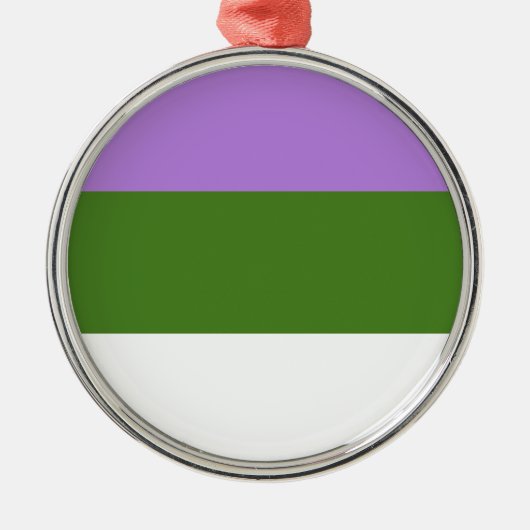 GENDERQUEER STOLZ ORNAMENT AUS METALL (Vorne)