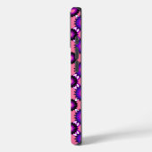 Genderqueer Stolz / rosa Spiegelbild Blume Muster Case-Mate iPhone Hülle (Rückseite / Links)