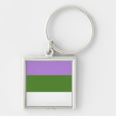 GENDERQUEER STOLZ SCHLÜSSELANHÄNGER (Vorne)