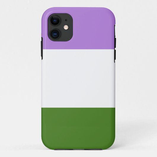 Genderqueer-Stolzflagge Case-Mate iPhone Hülle (Rückseite)