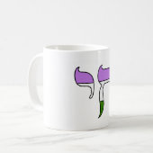 Genderqueer-Stolzflagge Chai  Kaffeetasse (Vorderseite Links)