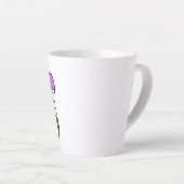 Genderqueer-Stolzflagge Chai Milchtasse (Rechte Ecke)