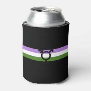 Genderqueer-Stolzflagge Dosenkühler