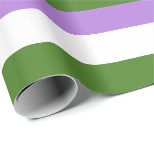 Genderqueer-Stolzflagge Geschenkpapier