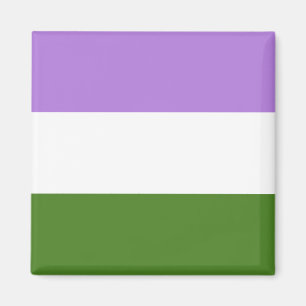 Genderqueer-Stolzflagge Magnet