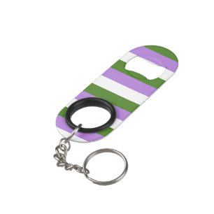Genderqueer-Stolzflagge Schlüsselbund Flaschenöffner