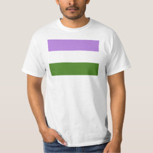 Genderqueer-Stolzflagge T-Shirt