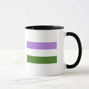 Genderqueer-Stolzflagge Tasse