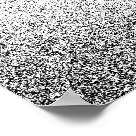 GENDERQUEER SYMBOL BLACK POSTER (Ecke)