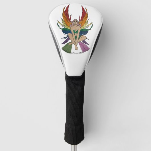 Genderqueere Fee Golf Headcover (Vorderseite)