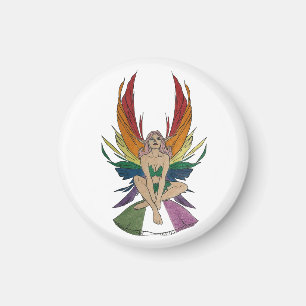 Genderqueere Fee Magnet