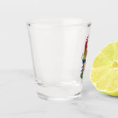 Genderqueere Fee Schnapsglas (Links)