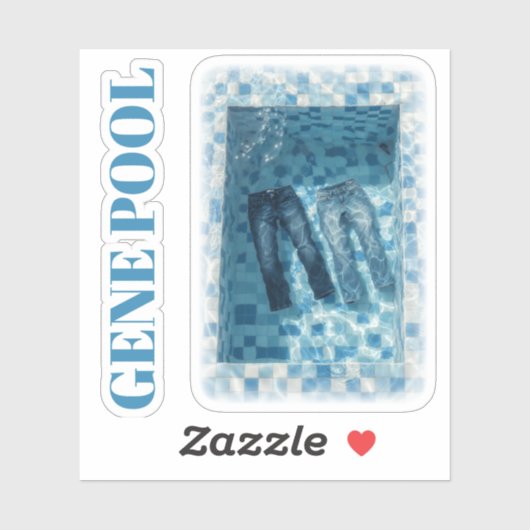 GENE POOL AUFKLEBER (Blatt)