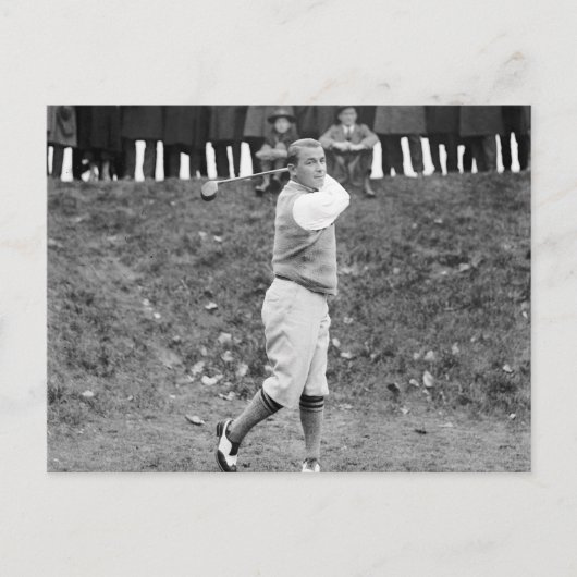 Gene Sarazen, 1922 Postkarte (Vorderseite)