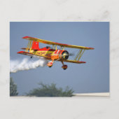 Gene Soucy darstellende Aerobatics in Grumman Postkarte (Vorderseite)
