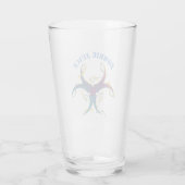 Gene Splicing Bio Hazard Symbol Glas (Rückseite)