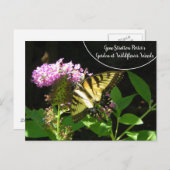 Gene Stratton Porter's Garden bei Wildblume Woods Postkarte (Vorne/Hinten)