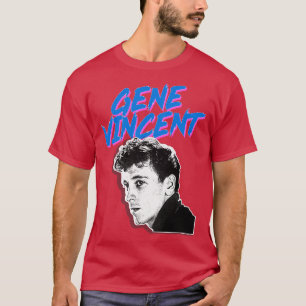 Gene Vincent Retro Graphic Design T-Shirt
