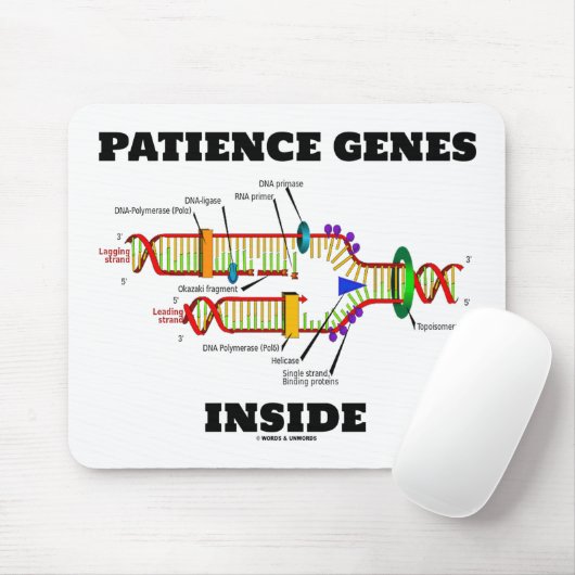 Gene von Patienten innerhalb des DNA-Replikations- Mousepad (Mit Mouse)