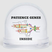 Gene von Patienten innerhalb des DNA-Replikations- Schneekugeln (Rückseite)