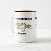 Gene von Patienten innerhalb des DNA-Replikations- Zweifarbige Tasse (Vorderseite Links)