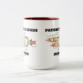 Gene von Patienten innerhalb des DNA-Replikations- Zweifarbige Tasse (Mittel)