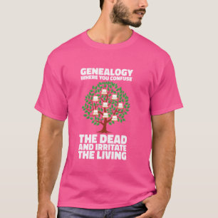 Genealoge Familienbaum Expert Herkunft Research G T-Shirt