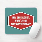 Genealoge Supermacht Custom Mousepad (Mit Mouse)