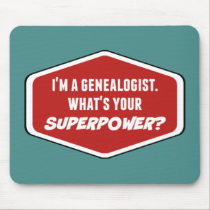 Genealoge Supermacht Custom Mousepad