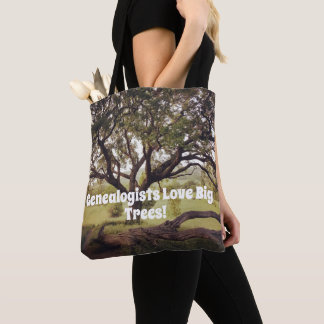 Genealogen Liebe große Bäume Tasche