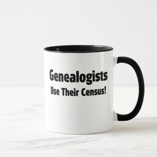 Genealogen verwenden ihre Zählung Tasse (Rechts)