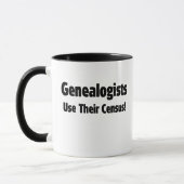 Genealogen verwenden ihre Zählung Tasse (Links)
