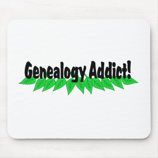 Genealogie Addict Mousepad Mousemat (Vorne)