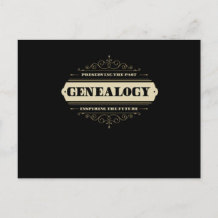 Genealogie bewahren Vergangenheit Inspirierend Zuk Postkarte