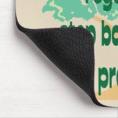 Genealogie ein Schritt ist rückwärts Fortschritt Mousepad (Ecke)