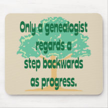 Genealogie ein Schritt ist rückwärts Fortschritt