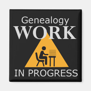Genealogie-im Entstehen befindliches Werk-Magnet Magnet