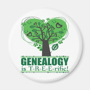 Genealogie ist T-R-E-E-rific! Magnet