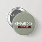 Genealogie-Knopf Button (Vorne & Hinten)