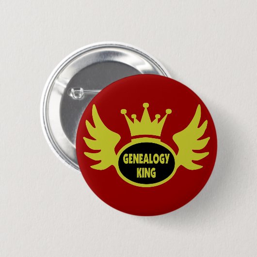 Genealogie-König Button (Vorne & Hinten)