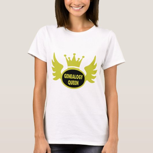 Genealogie-Königin 2 T-Shirt (Vorderseite)