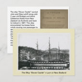 Genealogie Lahiff Postcard "Dover Castle" Postkarte (Vorne/Hinten)