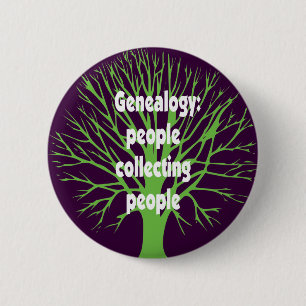 Genealogie: Leute, die Leute sammeln Button
