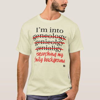 Genealogie-Liebhabert-stück (Männer) T-Shirt