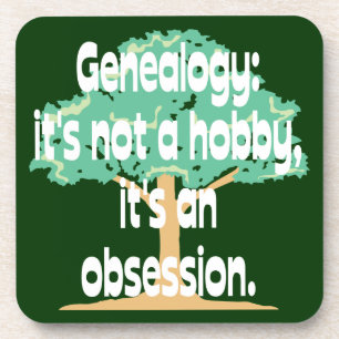 Genealogie-Obsession Getränkeuntersetzer