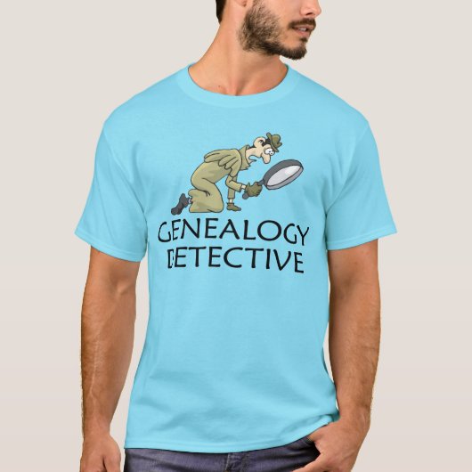 Genealogie-privater Detektiv T-Shirt (Vorderseite)