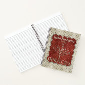 Genealogie Red White Notizblock (Innenseite)
