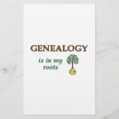 Genealogie Roots Flyer (Vorne)