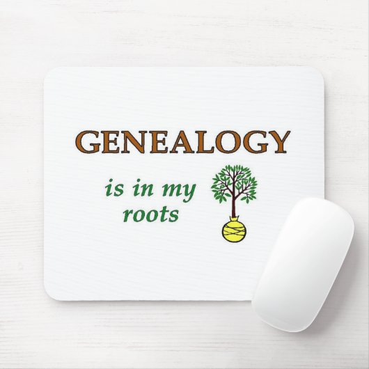 Genealogie Roots Mousepad (Mit Mouse)
