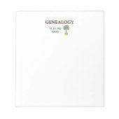 Genealogie Roots Notizblock (Vorderseite)